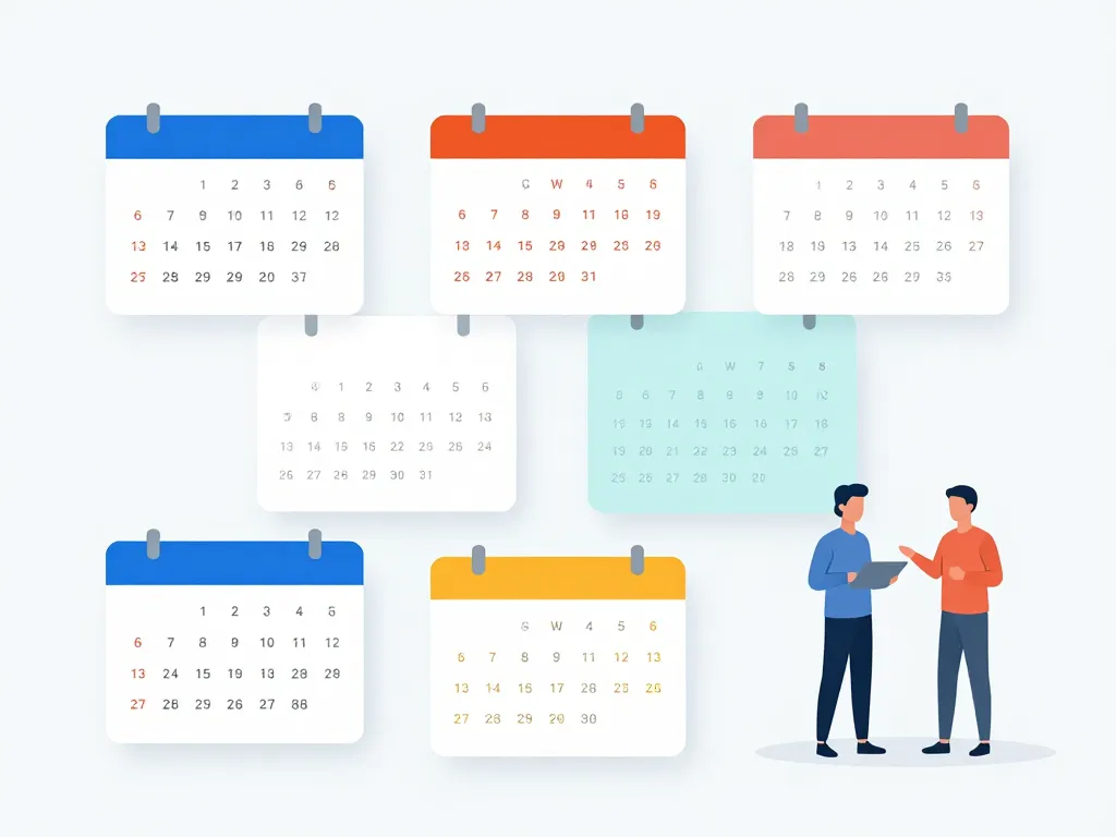 image distinction nombre de jour ouvrés 2023 jours fériés week-end