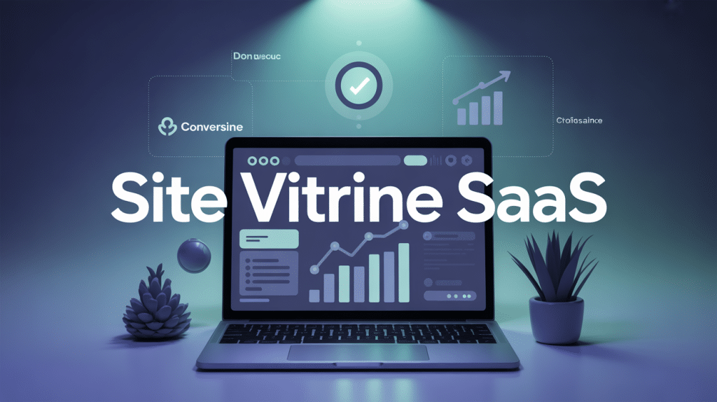 Optimiser site vitrine SaaS Roumane and Companies illustration vitrine leads