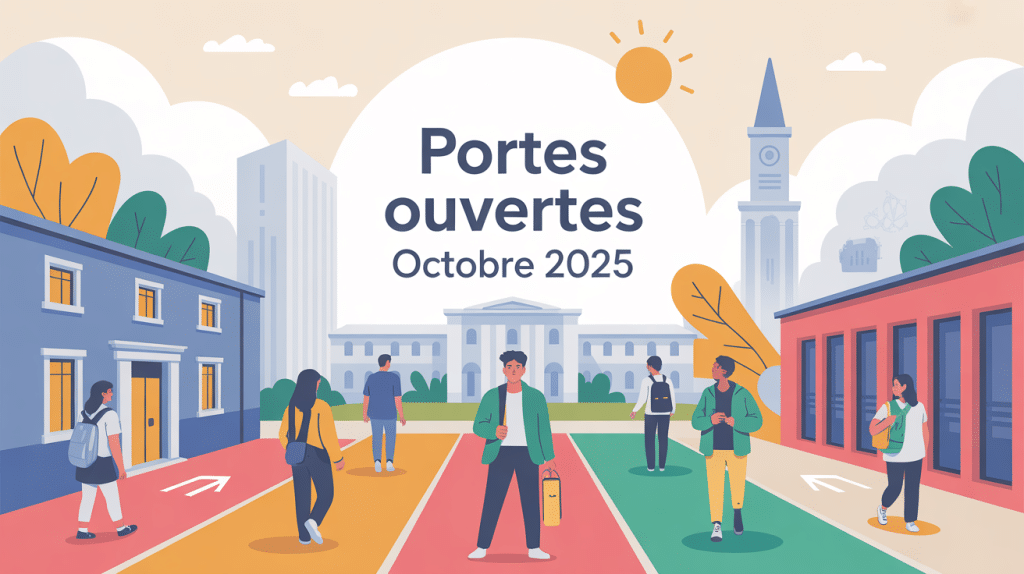 étudiants explorent établissements portes ouvertes octobre 2024