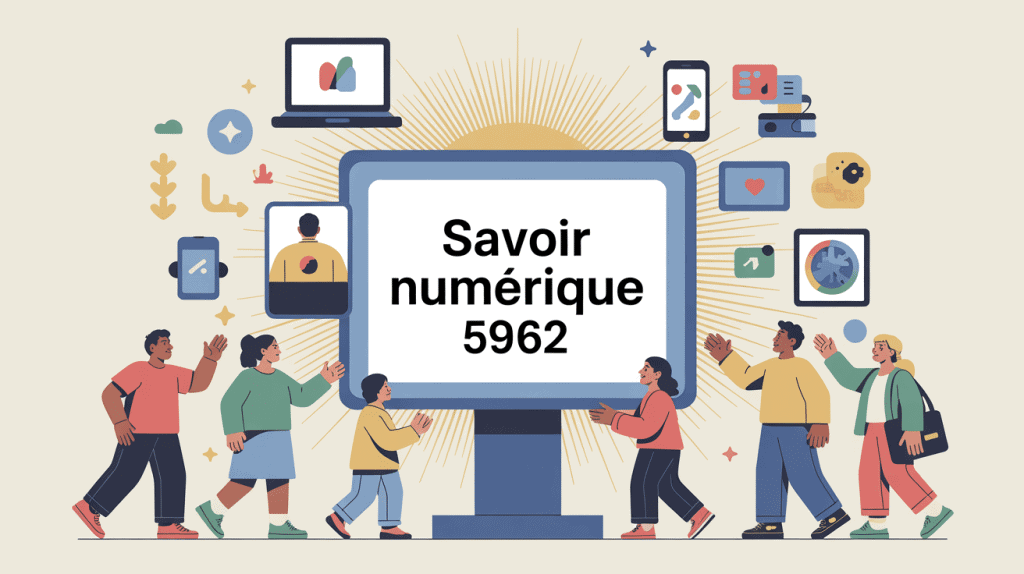 savoir numerique 5962 illustration accompagnement numérique Nord Pas-de-Calais