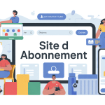 illustration site d’abonnement moderne www.monserviceabo.fr