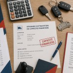 bureau capacité financière transport documents calculatrice