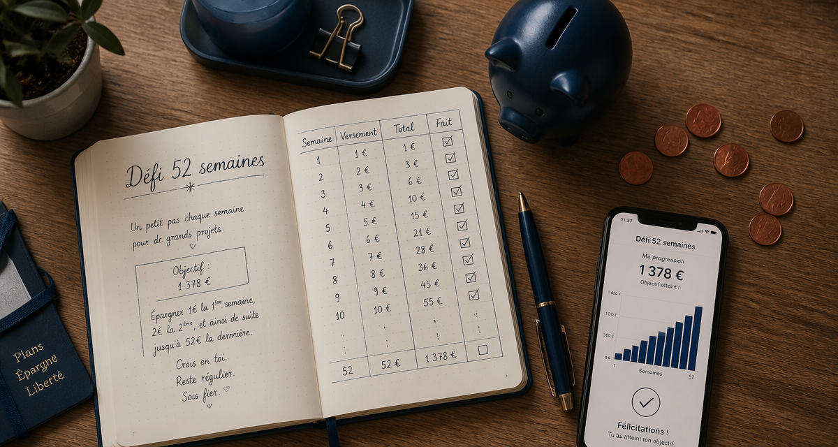 defi economie carnet epargne 52 semaines