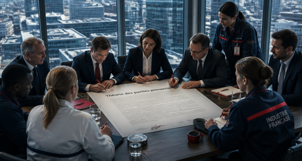 theorie des partie prenante table reunion document