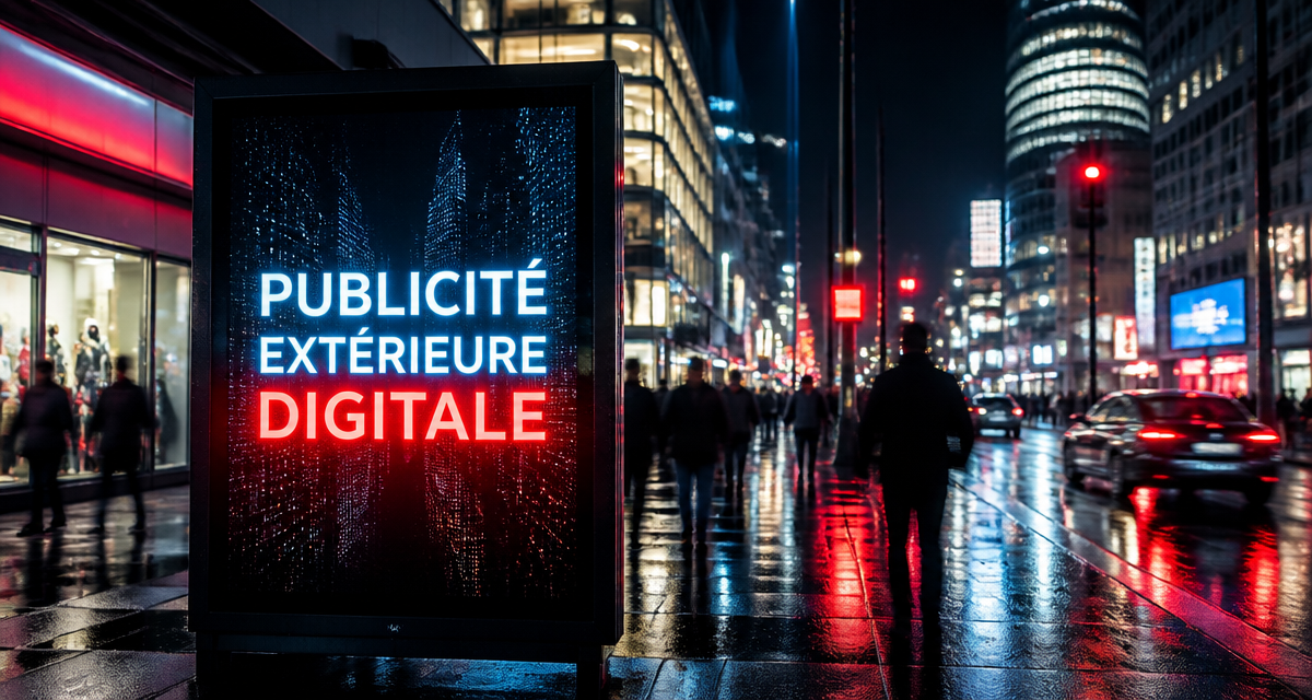 dooh écran digital publicité extérieure