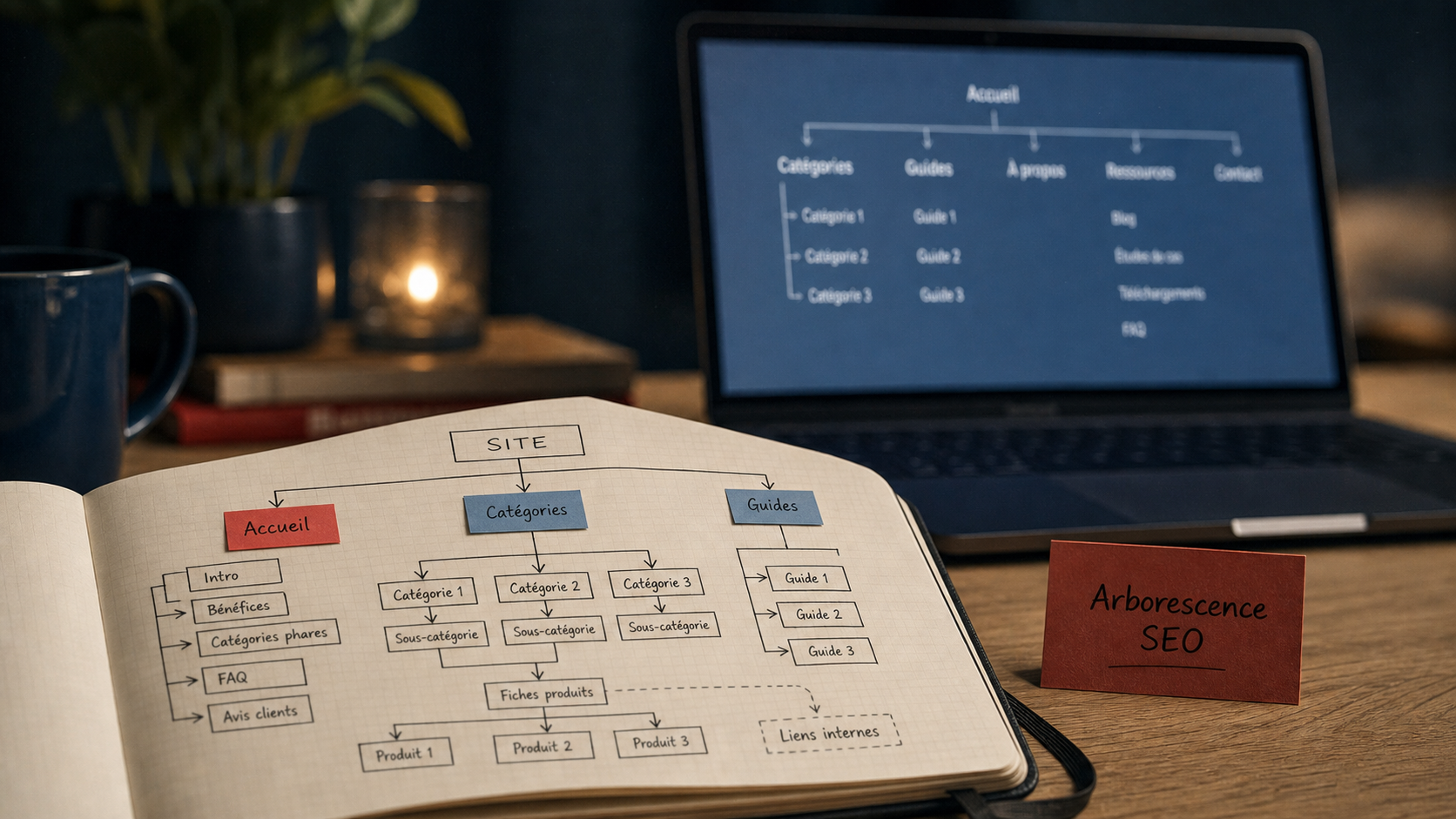 Arborescence seo : silo et cocon sémantique sur plan SEO