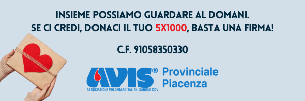campagna 5x1000 Avis Piacenza