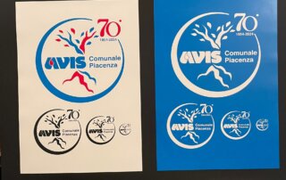 Logo 70 anni AVIS COMUNALE PIACENZA