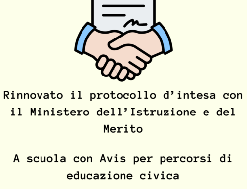 AVIS A SCUOLA: FIRMATO L’ACCORDO CON IL MINISTERO DELL’ISTRUZIONE E DEL MERITO