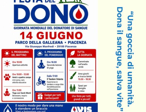 14 GIUGNO – GIORNATA MONDIALE DEL DONATORE DI SANGUE