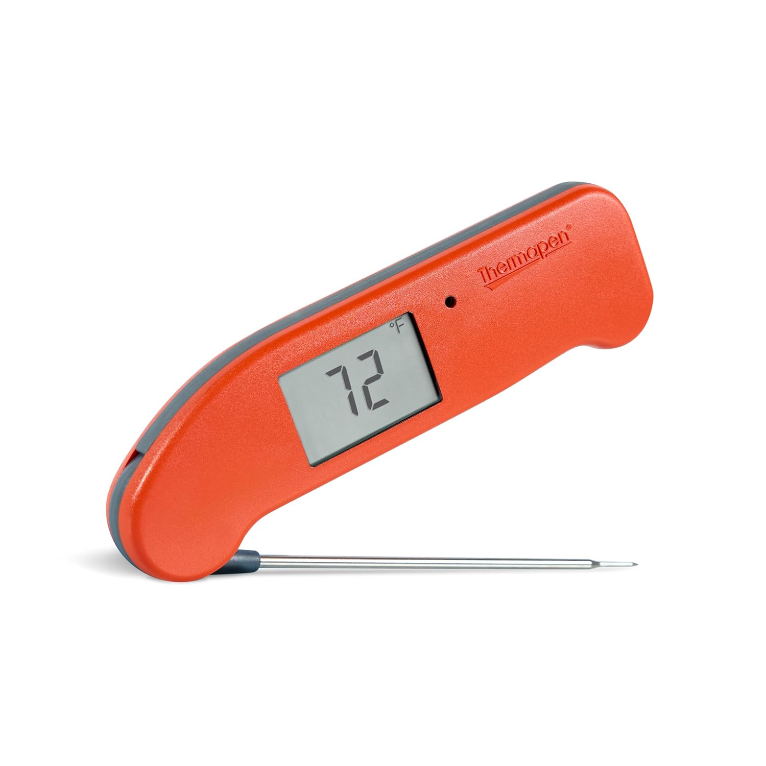 Orange ThermoPen thermometer