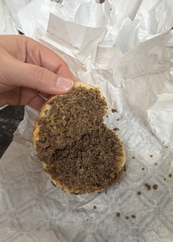 inside of sandwich