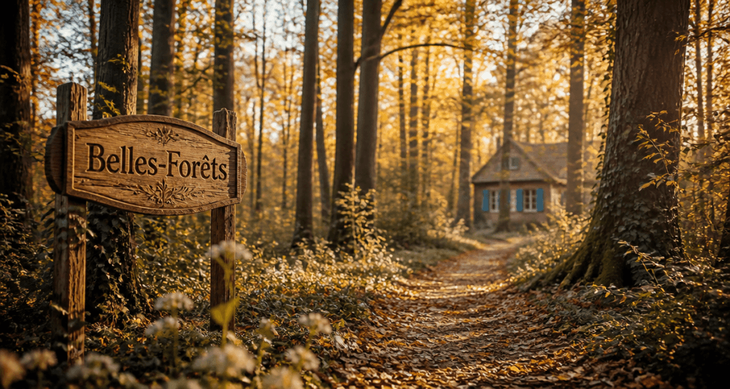 belles forêts sentier forêt lumière