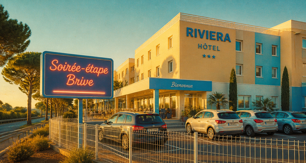 hotel brive la gaillarde proche autoroute facade
