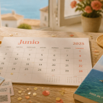 jour férié espagne 2025 calendrier sur table