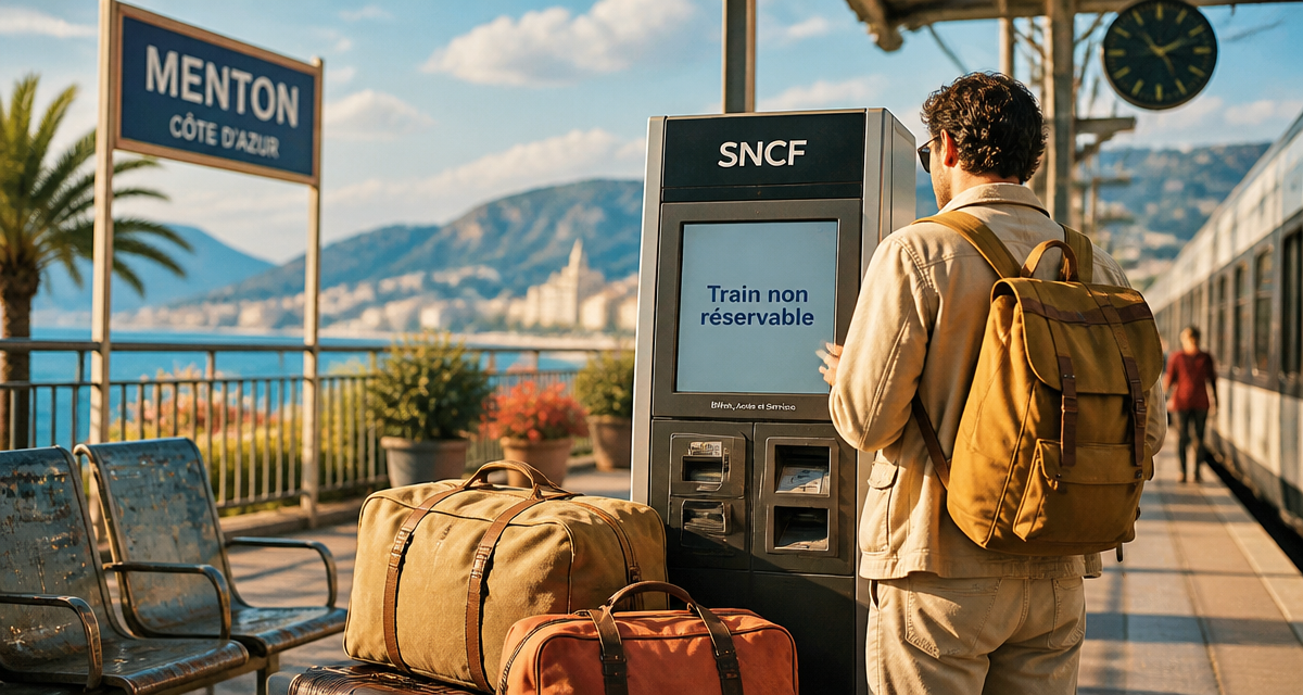 pourquoi train non reservable borne SNCF