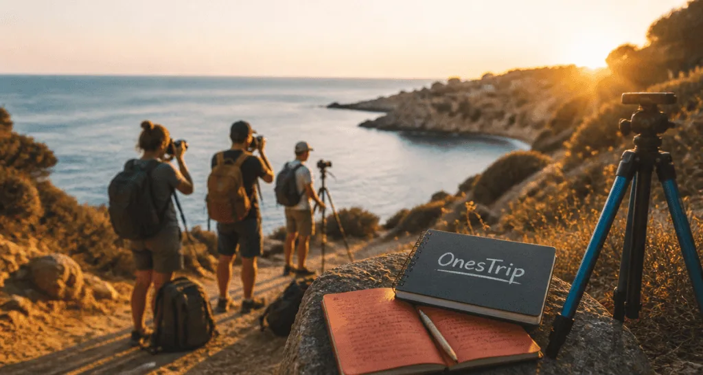 vlog voyage onestrip groupe photographes méditerranée