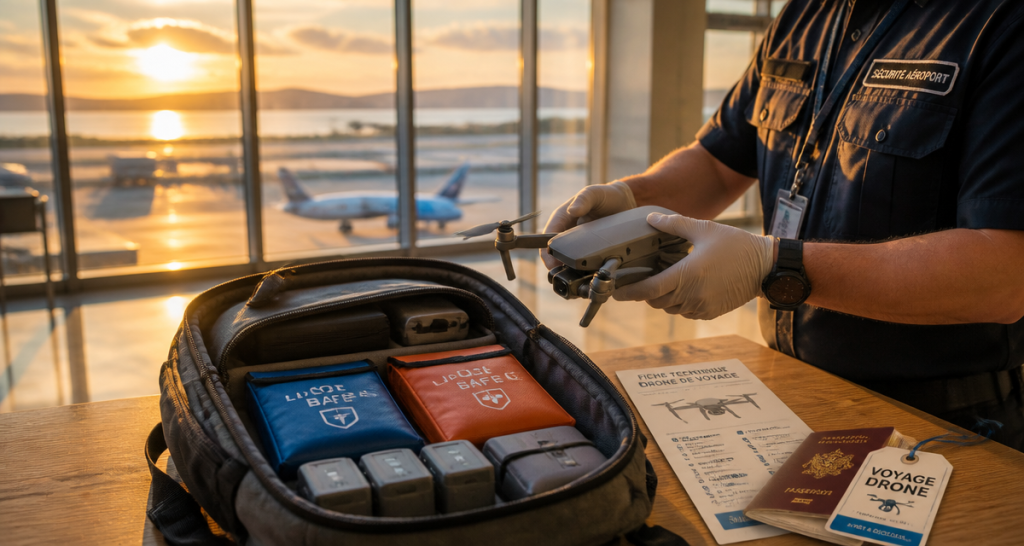 drone avion contrôle sécurité aéroport