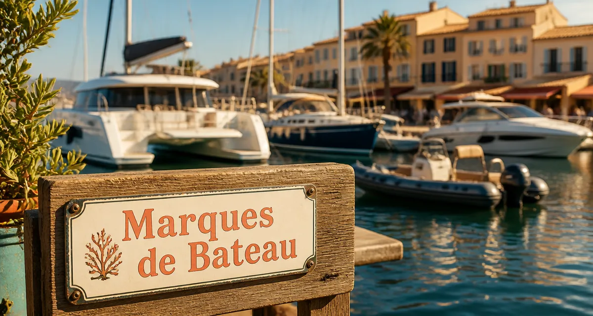 marque de bateau catamaran yacht zodiac quai méditerranéen