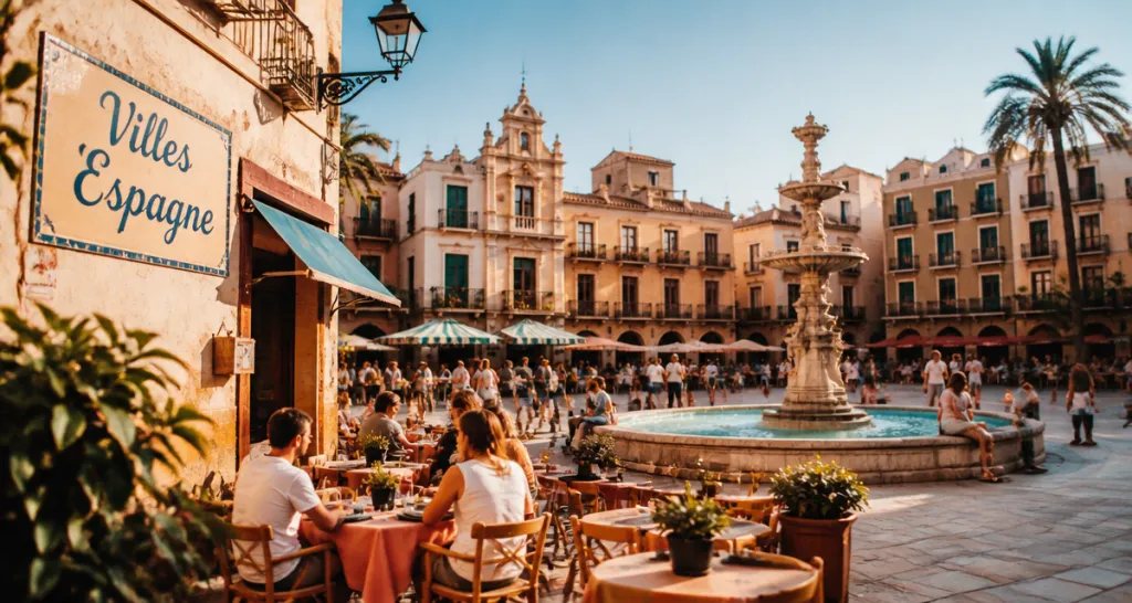 villes connues espagne place historique