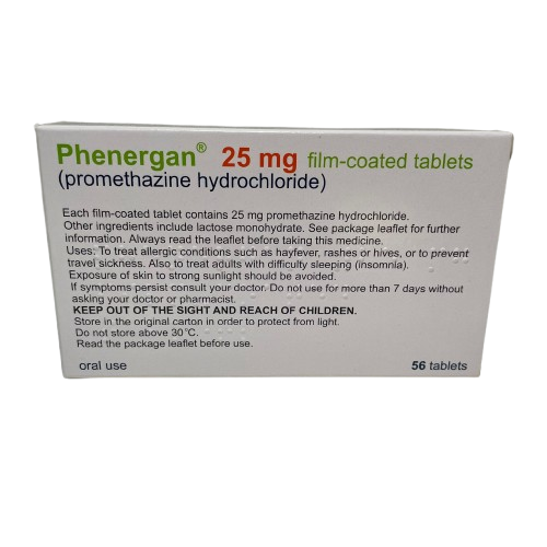 Phenergan 25mg Tablets