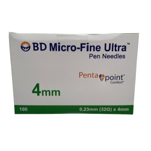 BD Pen Needles 4mm x 32g - Image 1