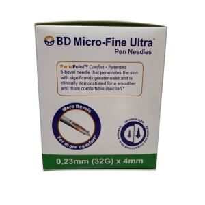 BD Pen Needles 4mm x 32g - Image 2