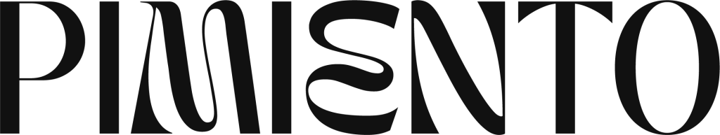 Pimiento Agency svart logotyp