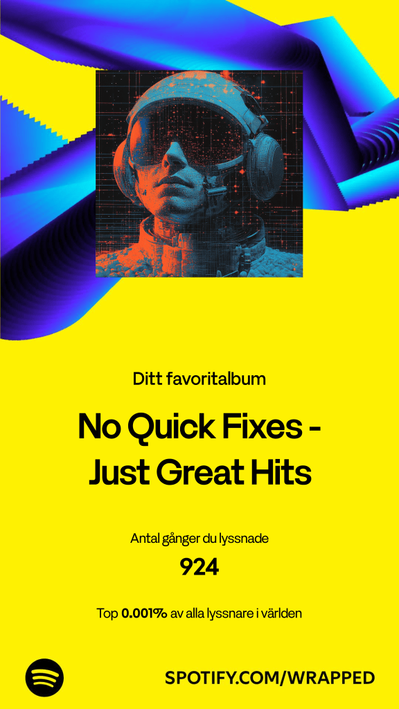 En spellista på spotify