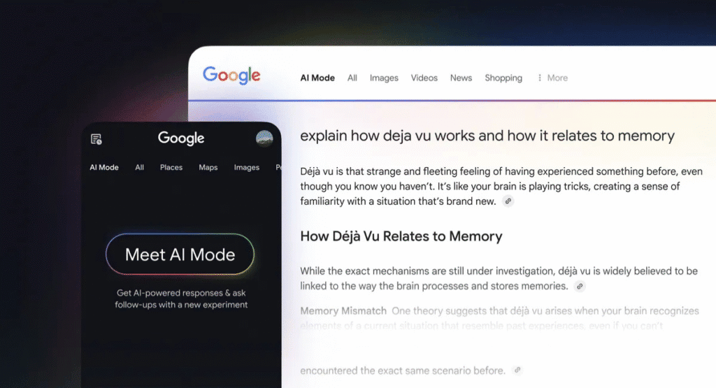 Google gör uppdateringar i AI Mode