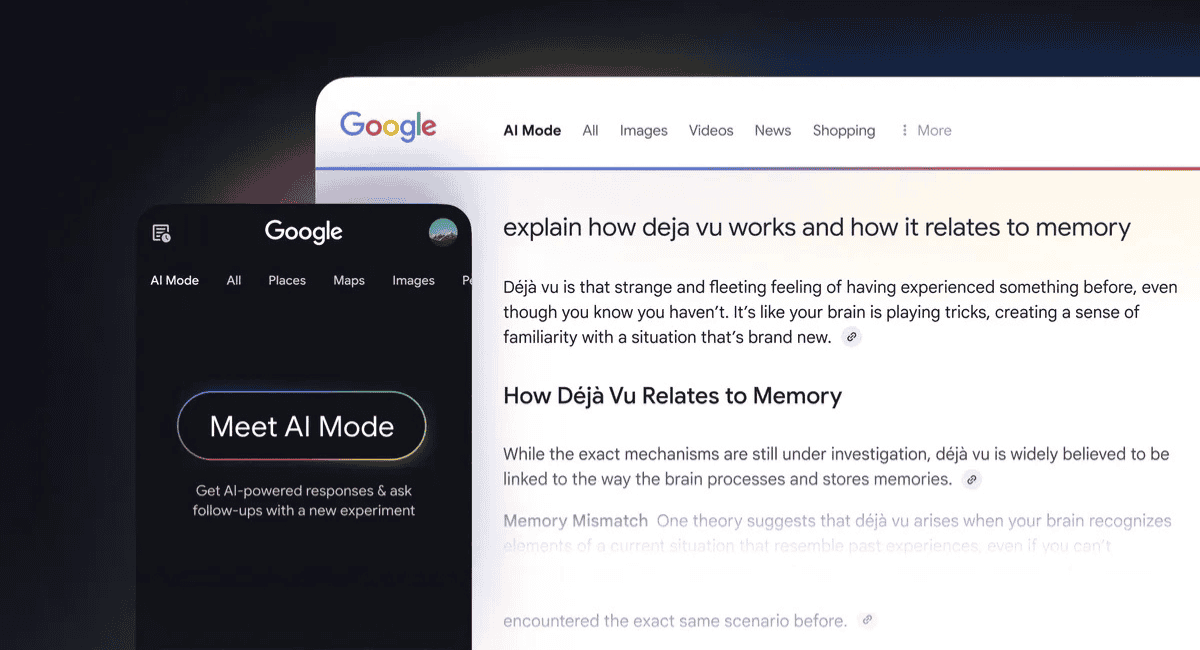 Google gör uppdateringar i AI Mode