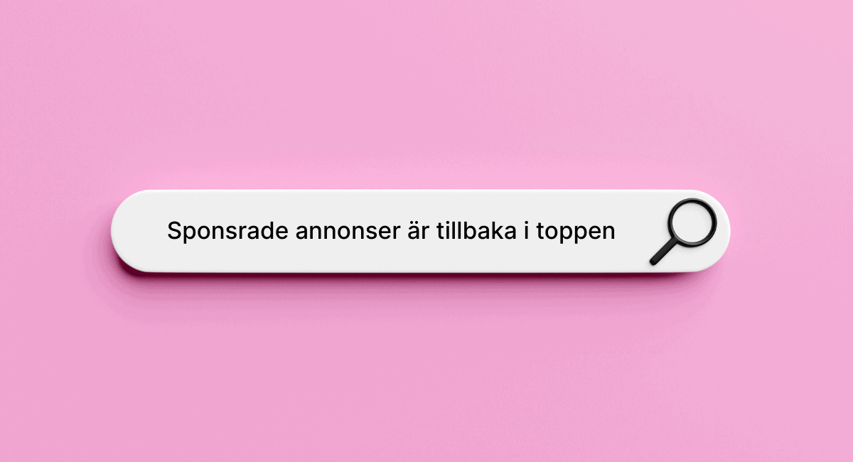 Sponsrade länkar syns nu över Google AI Overviews