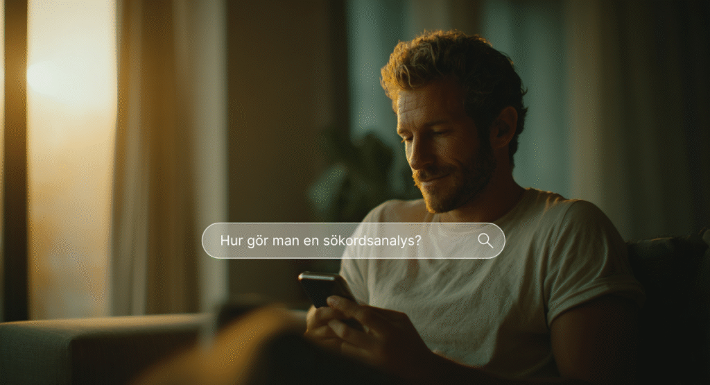 En sökning på hur man gör en sökordsanalys