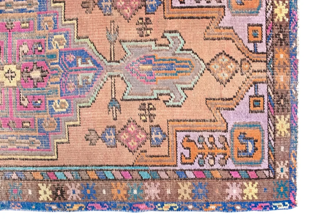 3 x 6 Pakistan Heriz Wool Rug - Image 5