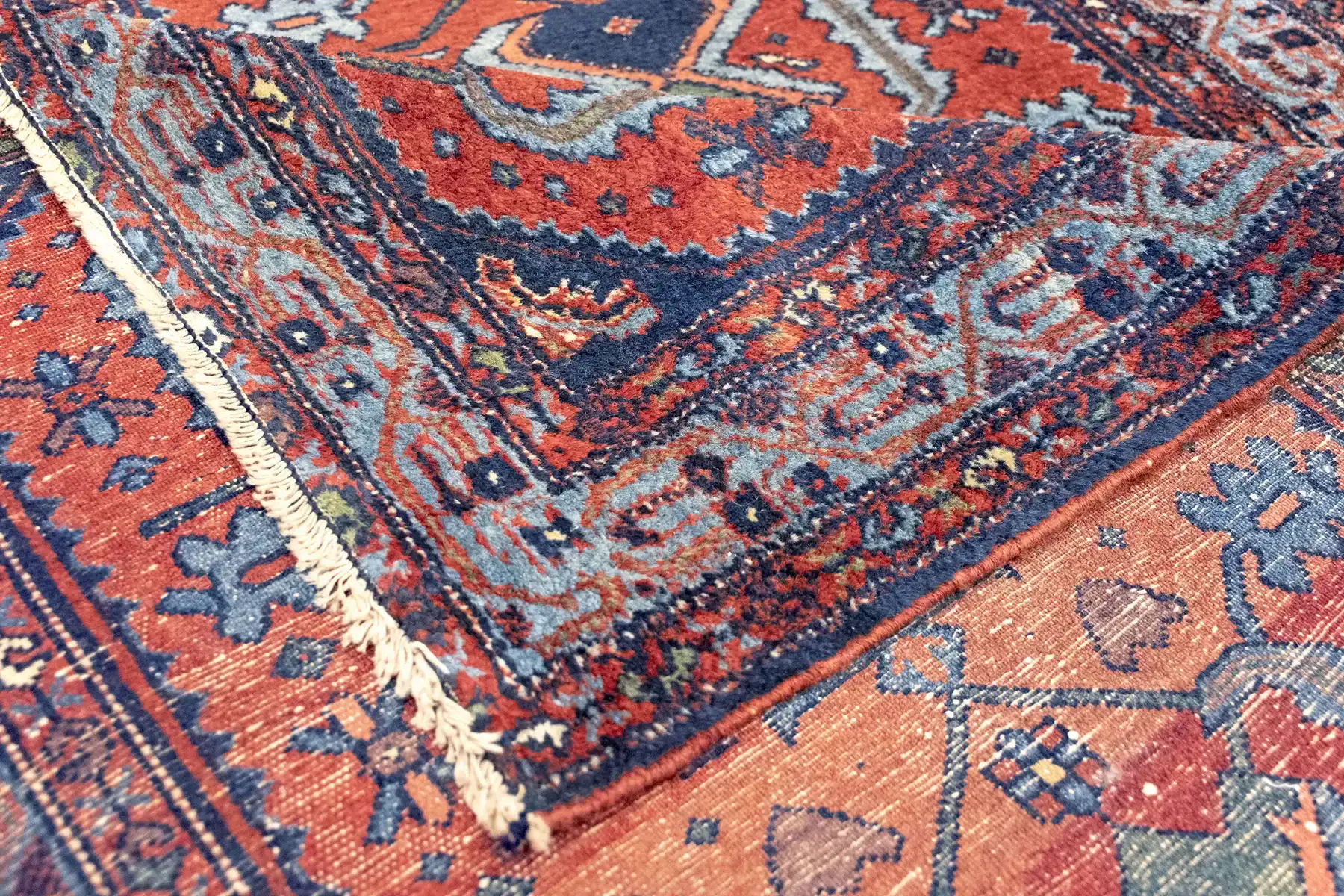 3 x 17 Vintage Lilian Persian Wool Rug - Image 10