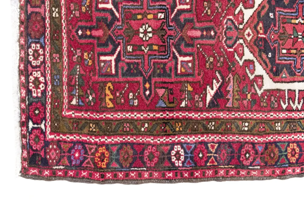 3 x 18 Antique Heriz Persian Wool Rug - Image 3