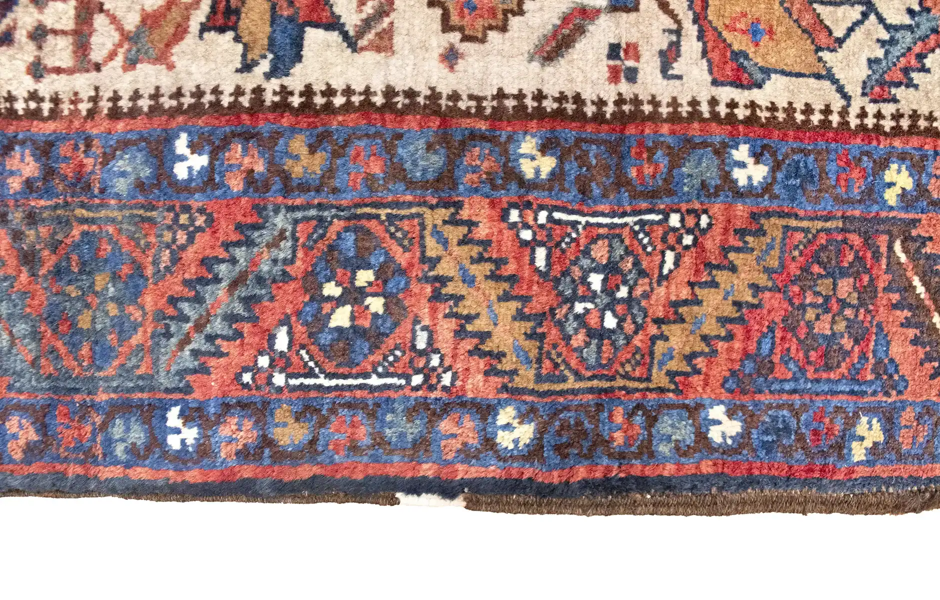 3 x 17 Vintage Lilian Persian Wool Rug - Image 4