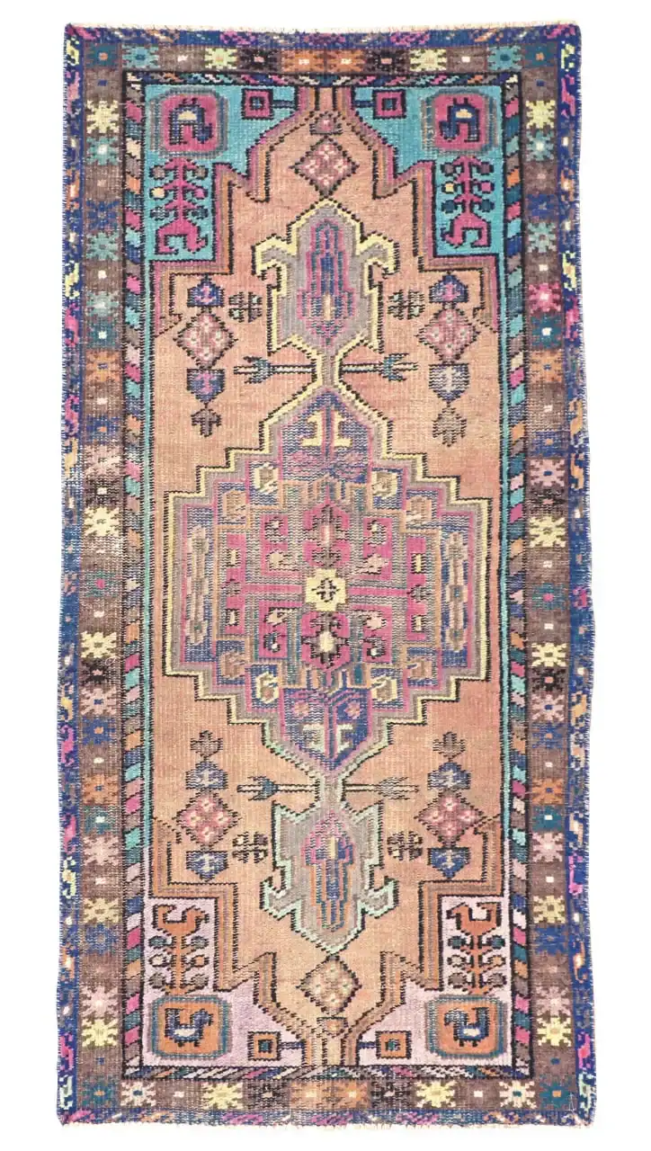 3 x 6 Pakistan Heriz Wool Rug