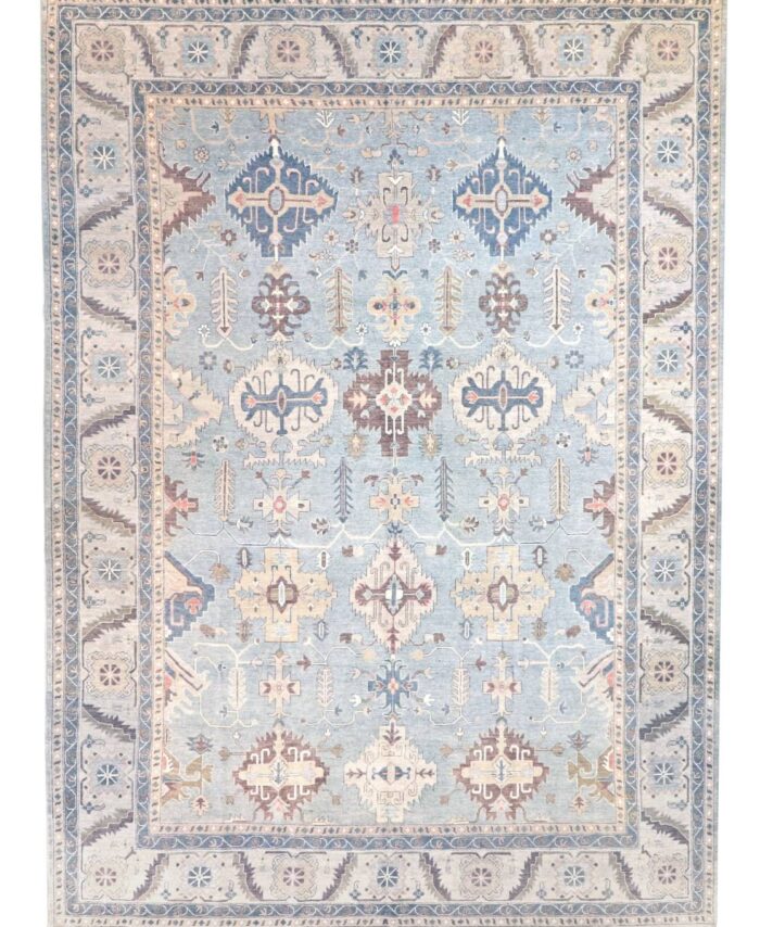 10 x 14 New Oushak Afghan Wool Area Rug - pineville rug gallery - charlotte nc