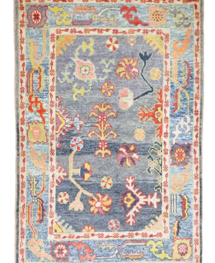 4 x 6 Oushak Turkish Oriental Area Rug- 4 x 6.1 - pineville rug gallery - charlotte nc