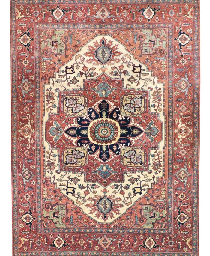 9 x 12 New Heriz Indian Wool Rug