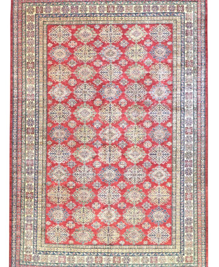 9 x 12 New Kazak Pakistan Wool Marvelous Area Rug Full size - pineville rug gallery - charlotte nc