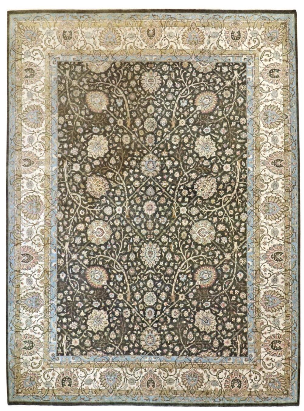 9 x 12 New Mahal Pakistan Wool Rug