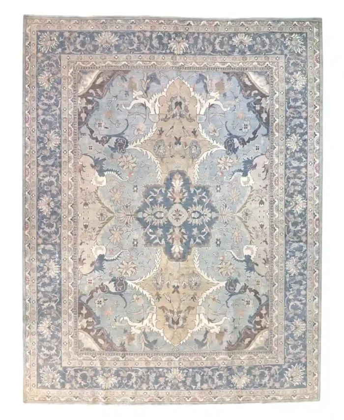 9 x 12 New Oushak Pakistan Wool Area Rug - pineville rug gallery - charlotte nc
