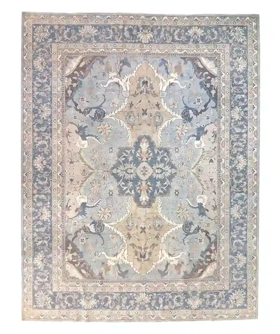 9 x 12 New Oushak Pakistan Wool Area Rug - pineville rug gallery - charlotte nc