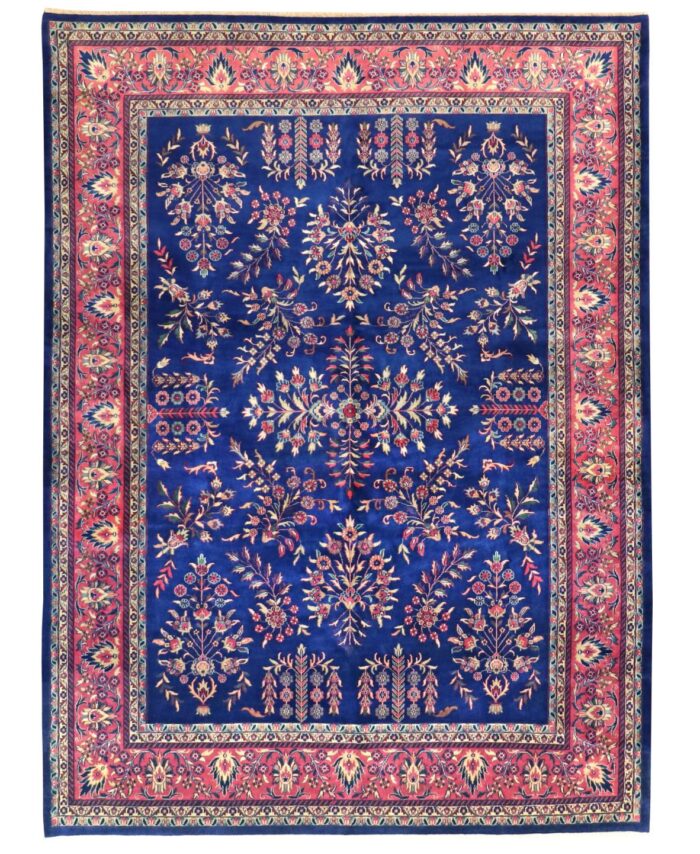 9 x 12 New Sarouk Indian Wool Rug
