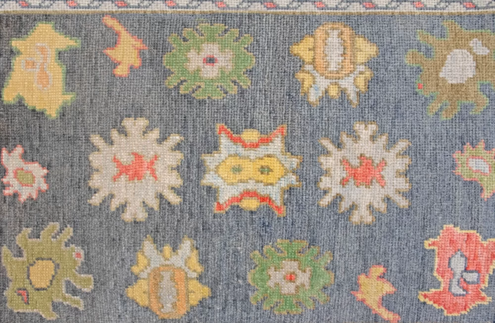 4 x 6 Oushak Turkish Wool Oriental Area Rug