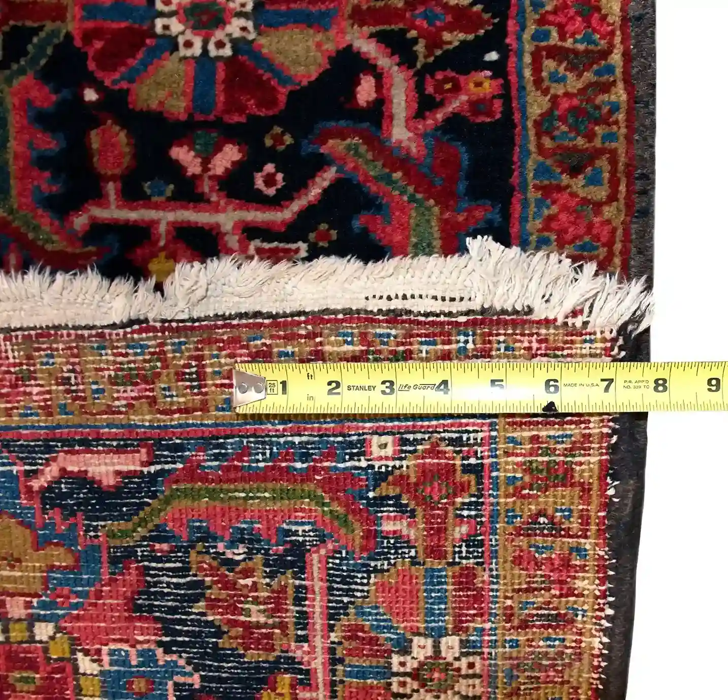 10 x 12 Vintage Heriz Wool Area Rug