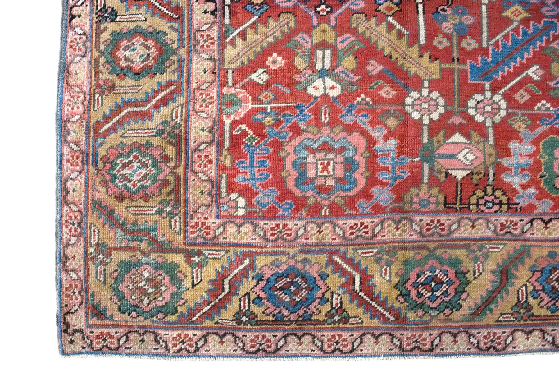 9 x 12 Antique Bakhshayesh Persian Wool Rug - Image 5
