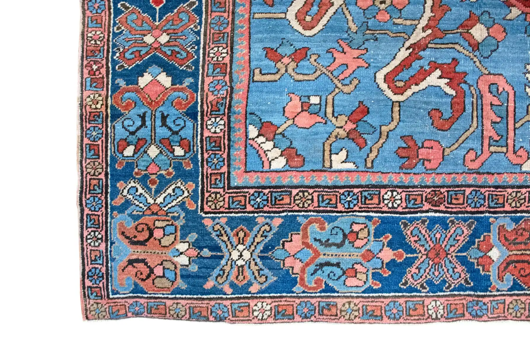 10 x 13 Antique Heriz Wool Area Rug